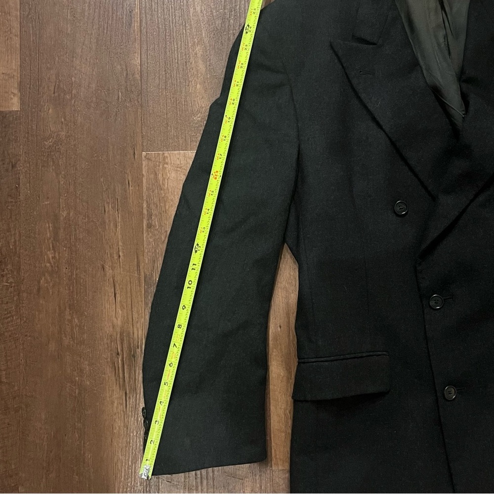Burberry Vintage Charcoal Double Breasted Blazer - Picture 7 of 11
